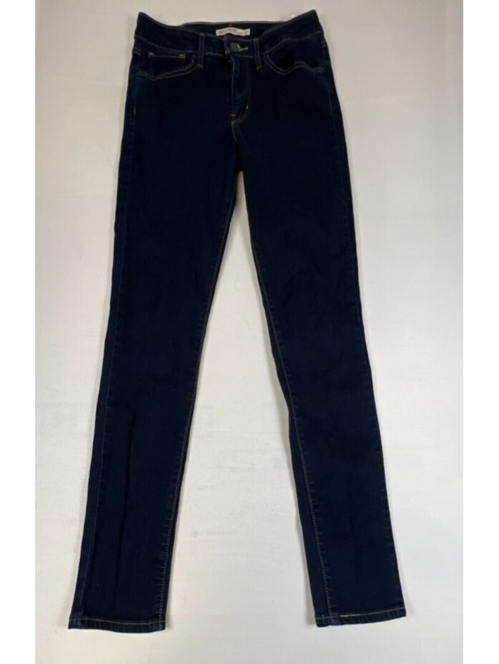 Levi's Women 27 High Rise Skinny 721 Blue Denim Jeans Dark Wash Classic Fit